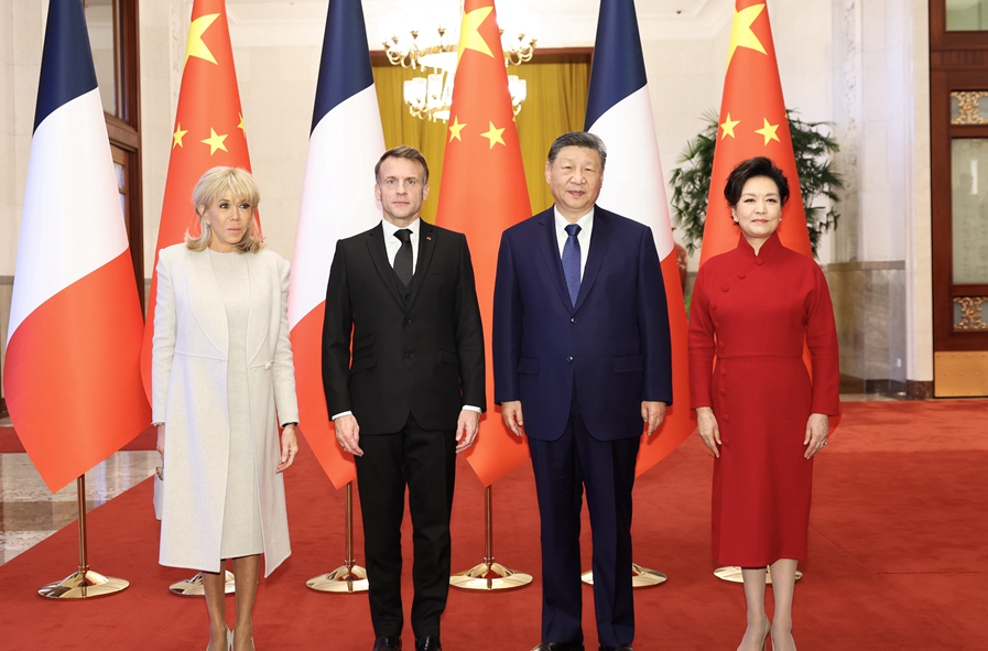 习近平同法国总统马克龙举行会谈